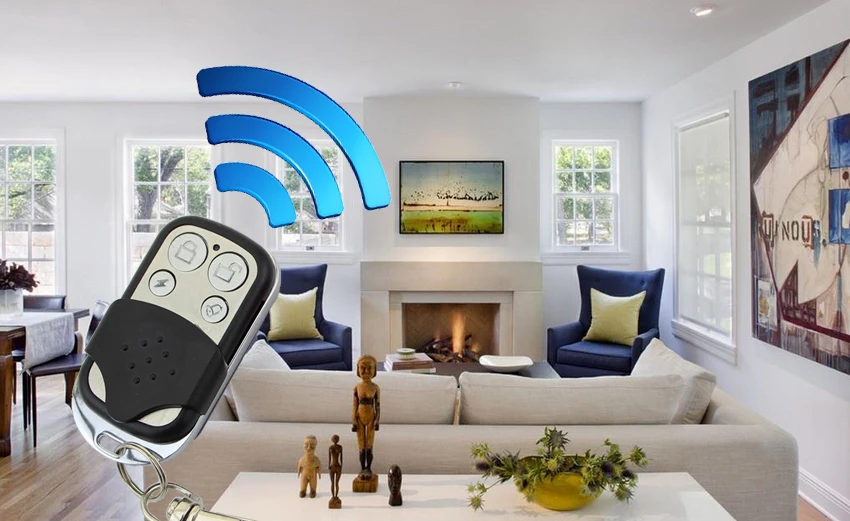 100PCS Wireless Metal Remote Control Controller Keyfobs Keychain 433MHz Just For Our G2B G2BW GSM WIFI Security GSM Alarm System - Famidy.com