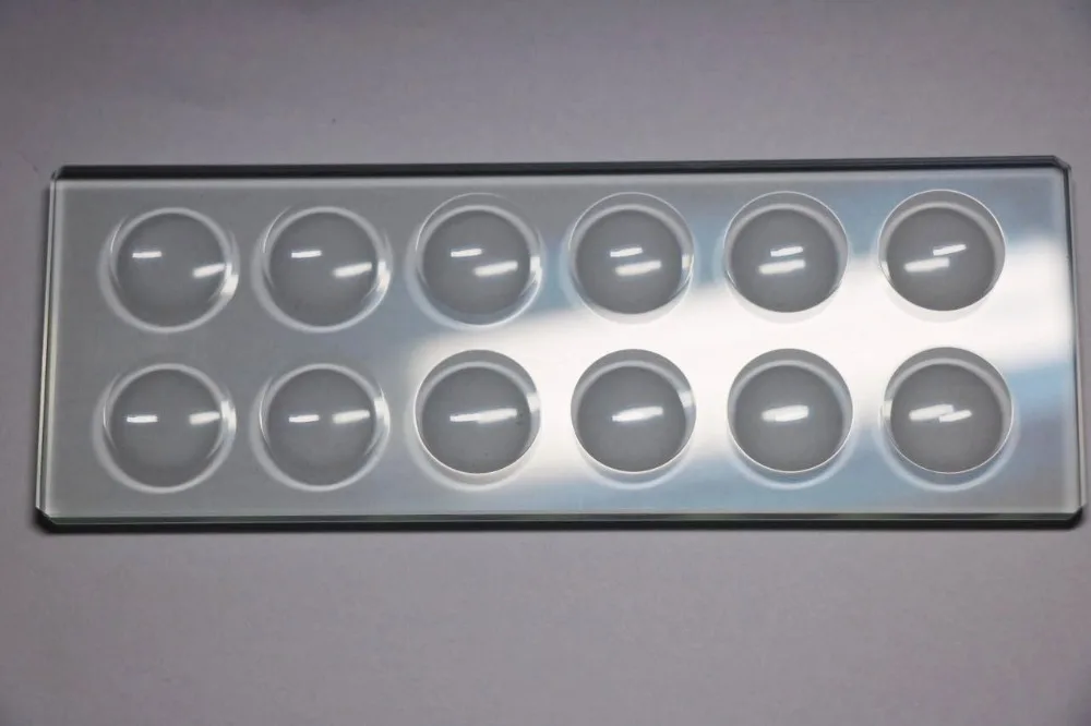 Microscope Slides 5mm Thickness 12 Concave cavity 12 Well 5 x 50 x