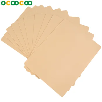 

10 pcs Permanent Makeup Eyebrow Lips 20 x 15cm Blank Tattoo Practice Skin Sheet for Needle Machine Supply Kit