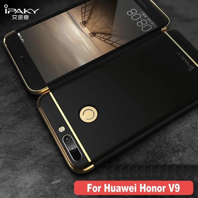 IPaky для huawei Honor 8 Pro Чехол Жесткий матовый 3в1 обшивка корпуса задняя крышка V9 чехол