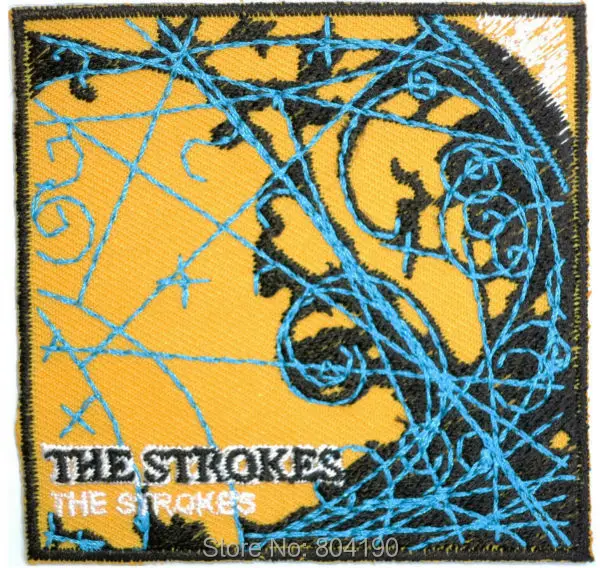 

THE STROKES Logo Music Band Iron On/Sew On Patch Heavy Metal Tshirt TRANSFER MOTIF APPLIQUE Rock Punk Badge