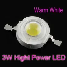 10 шт. 3 Вт Светодиодный светильник с теплым белым светом, чип высокой мощности, энергосберегающий 180-210 люмен