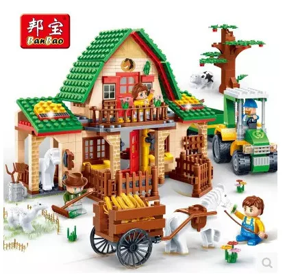 

BB Model Compatible with Lego BB8579 541Pcs Country Life Models Building Kits Blocks Toys Hobby Hobbies For Boys Girls