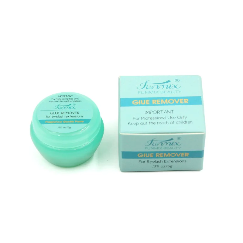 

2019 Funmix NEW zero stimulation Fase Eyelash Glue Remover Cream 5g quick removal Fragrancy Smell Glue Remover TSLM1