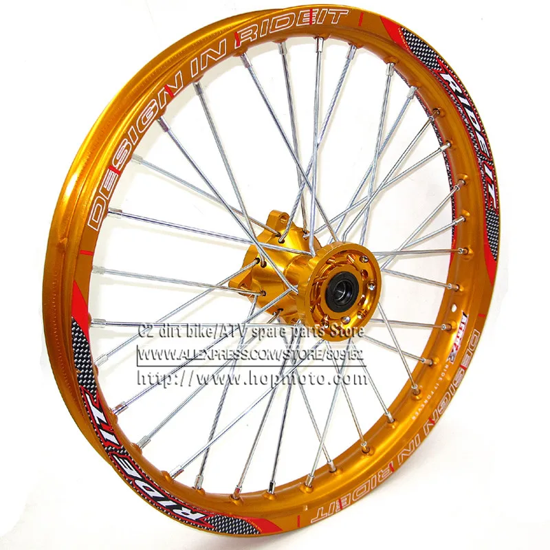 1.60x 17 inch Front Rims CNC hub Aluminum Alloy Wheel Rims