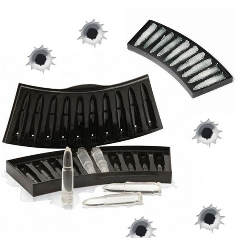 

1 Piece Vintage Bullet Ice Box Shot Glass Silicone Ice Cube Mold Tray Chocolate Maker Mould Kitchen Styling Cooking Tools