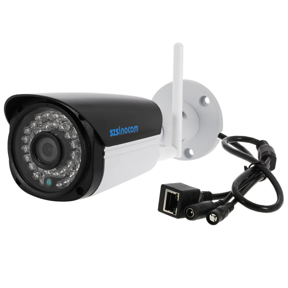 Беспроводная уличная IP камера Szsinocam 720P МП CCTV сетевая видеонаблюдения с Wi Fi и