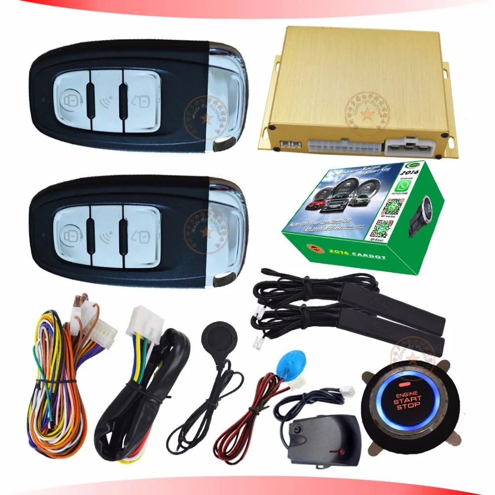 Buy smart car security alarm system ignition start