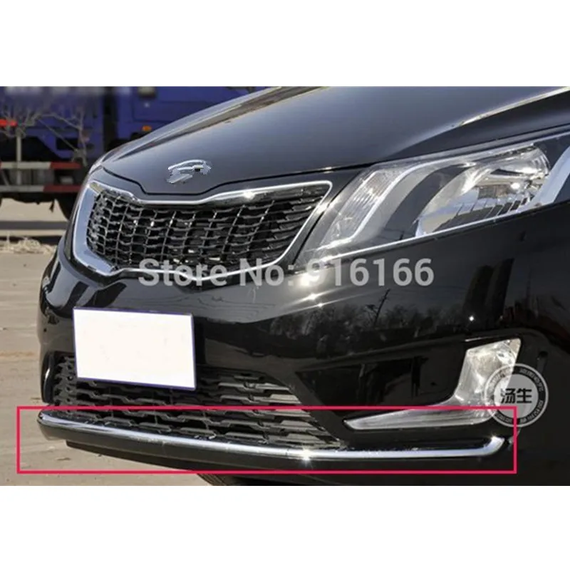 

For 2011-2012 KIA Rio/K2 ABS Chrome Front Grille Around Trim Front bumper Around Trim Racing Grills Trim