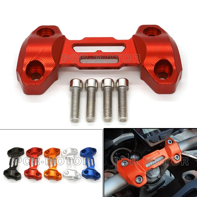 

Motorcycle Accessories CNC Aluminum Handlebar Risers Top Cover Clamp For Yamaha MT-09 MT09 FZ9 2013 2014 2015