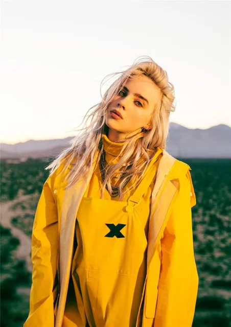 Модульная Картина на холсте с Hd печатью для украшения дома Billie Eilish, настенные картины, современный плакат в скандинавском стиле для гостиной - Цвет: Nordic LXR2407-07