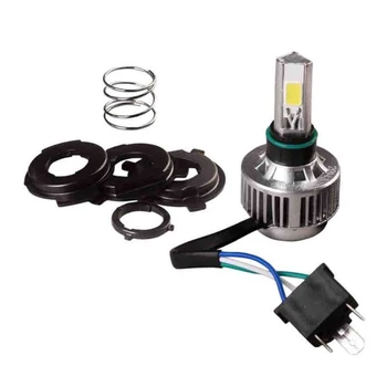 

Motorcycle H4 Headlight 32W White 6500K 3Sided LED Bulb Hi/Low Lamp Fan Cooling Aviation Aluminum Alloy Bright