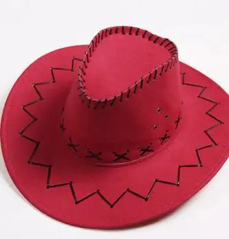 50 шт./партия Federal Express быстро весенне-летняя Солнцезащитная шляпа западная ковбойская шляпа мужская и женская унисекс наружная шляпа Повседневная твердая шляпа - Цвет: 6
