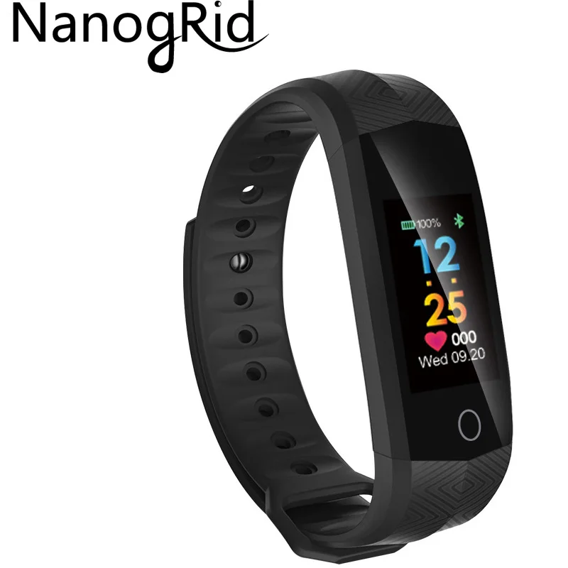 

Fitness Bracelet Heart Rate Monitor Waterproof Smart band Activity Tracker Pedometer Watch Wristband for IOS Android Phone