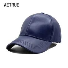 AETRUE новая кожаная полиуретановая бейсболка для мужчин Snapback cap s женская брендовая Bone зимние шапки для мужчин Gorras Fall Casquette бейсболка s