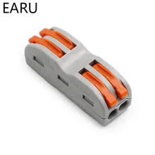 Тип 10 шт. электрической проводки терминалы бытовой провода разъемы быстро PCT212 для подключения провода лампы фонари PCT-212