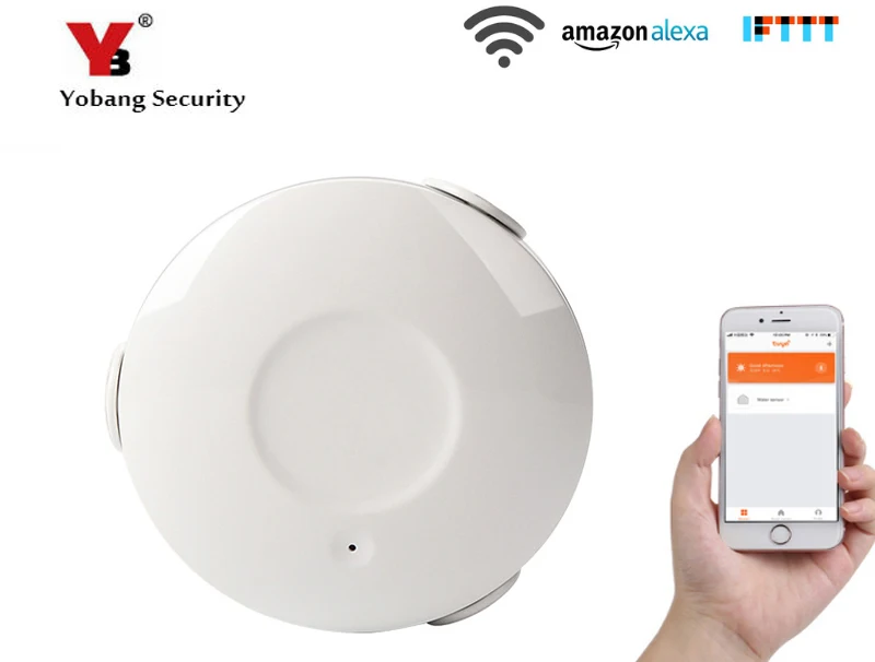 YobangSecurity приложение управление Wi-Fi Smart EU Plug, дверной/оконный датчик, датчик утечки воды, датчик движения PIR для умного дома - Цвет: WS02W