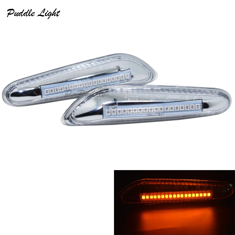 

2x 18smd E46 E36 E90 E91 E60 E61 E81 E82 SMOKED LED SIDE REPEATERS LIGHT LAMP FOR BMW E87 E88 E92 E93 X1 E84 X3 E83 X5 E53