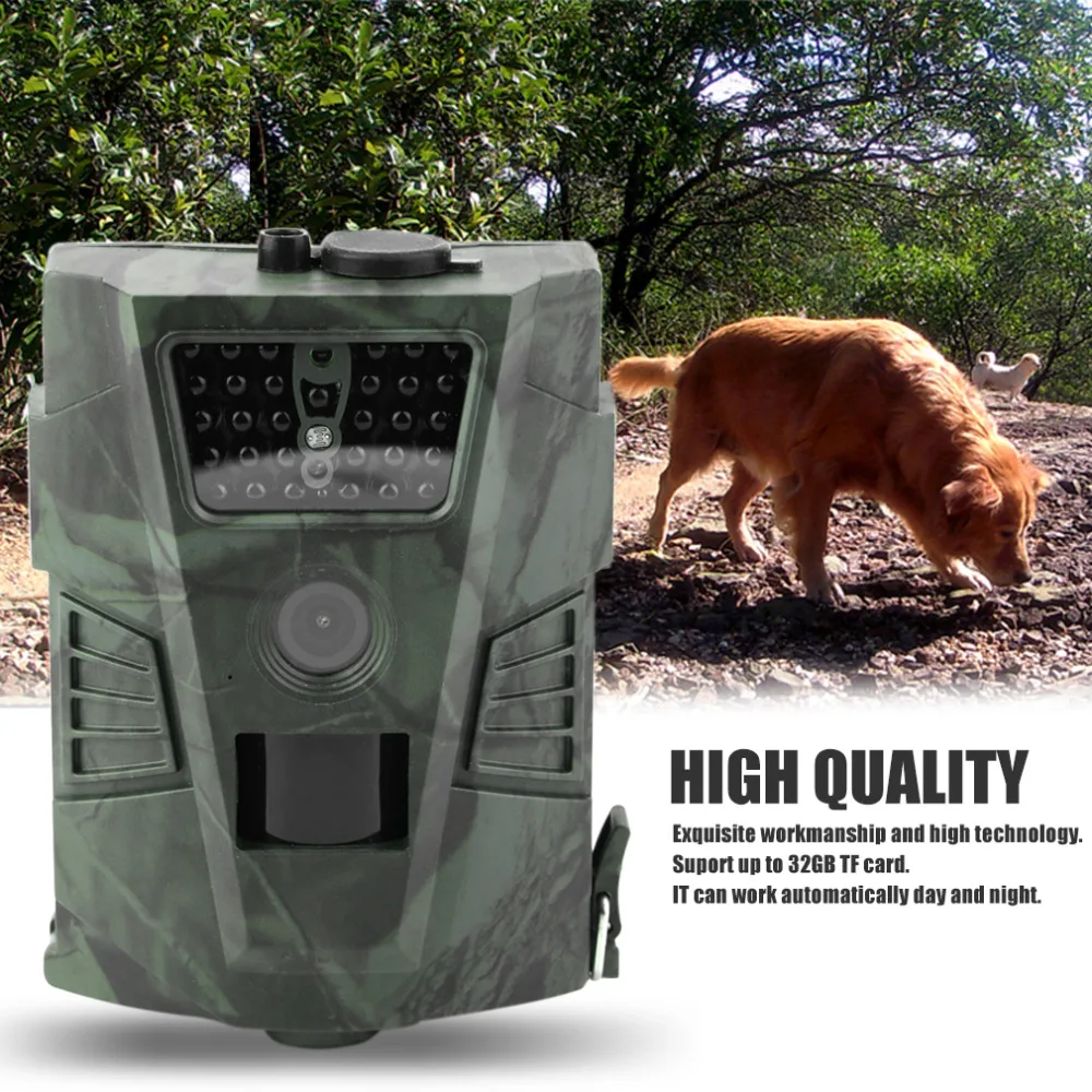 

HT-001 12MP 60 Degrees Detection Angle Hunting Camera Outdoor Digital Hunting Trail Camera Without LCD Wildlife Cameras 720P