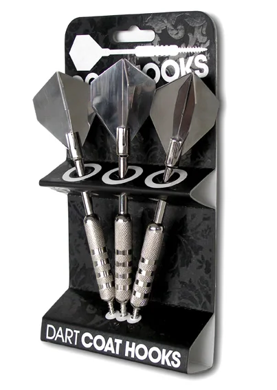 3pcs Dart Coat Hook Stainless steel Coat Hook Dart Shape Dart hooks-01