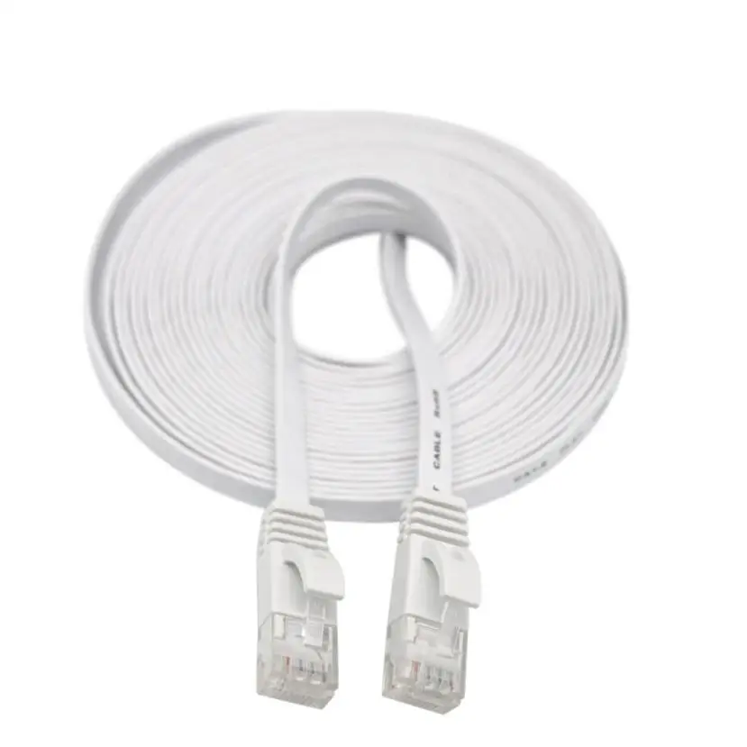 CAT6 плоский Ethernet кабель RJ45 Lan 1 м/2 м/3 м/5 м UTP патч интересный Лот Высокое качество