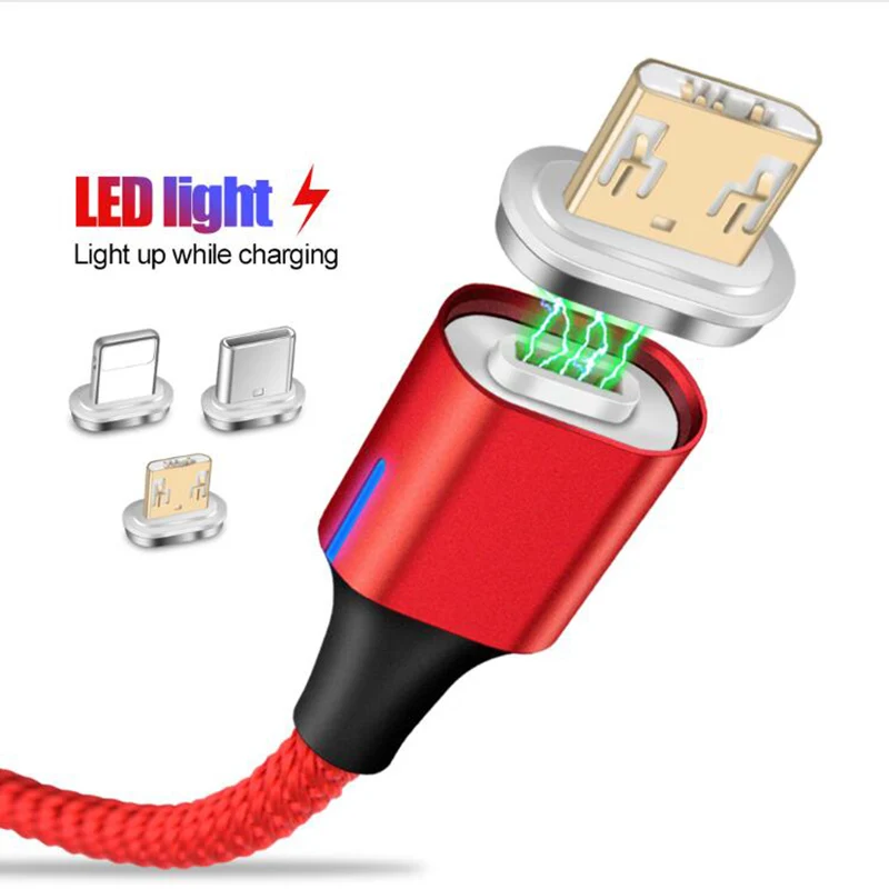 

Micro USB Magnetic Cable Magnet Quick Charge 3A Microusb Cables For Samsung S7 Xiaomi Redmi Note 5 Pro 4 Android Phone Data Cord