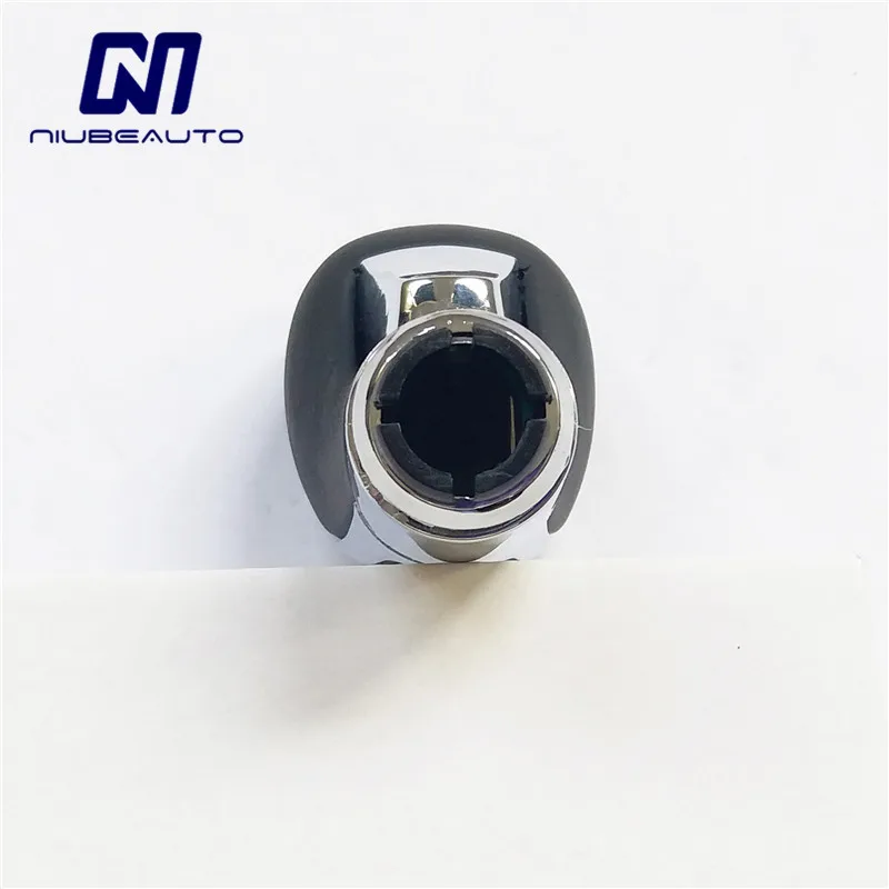 Black PU Leather Automatic Gear Shift Shifter Lever Stick Knob For Opel Vauxhall Buick Regal 20986270 1
