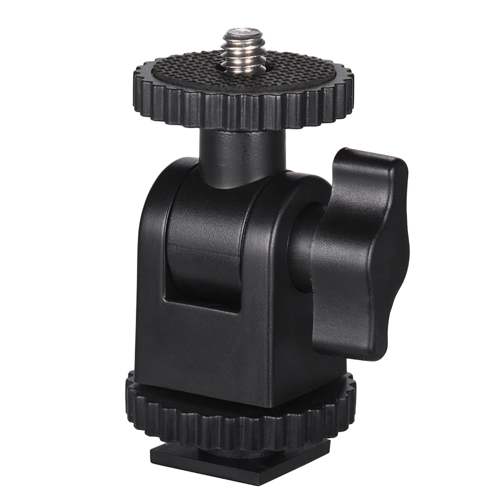 Thread Mini Cold Shoe Mount for Camera Camcorder Smartphone Gopro LED