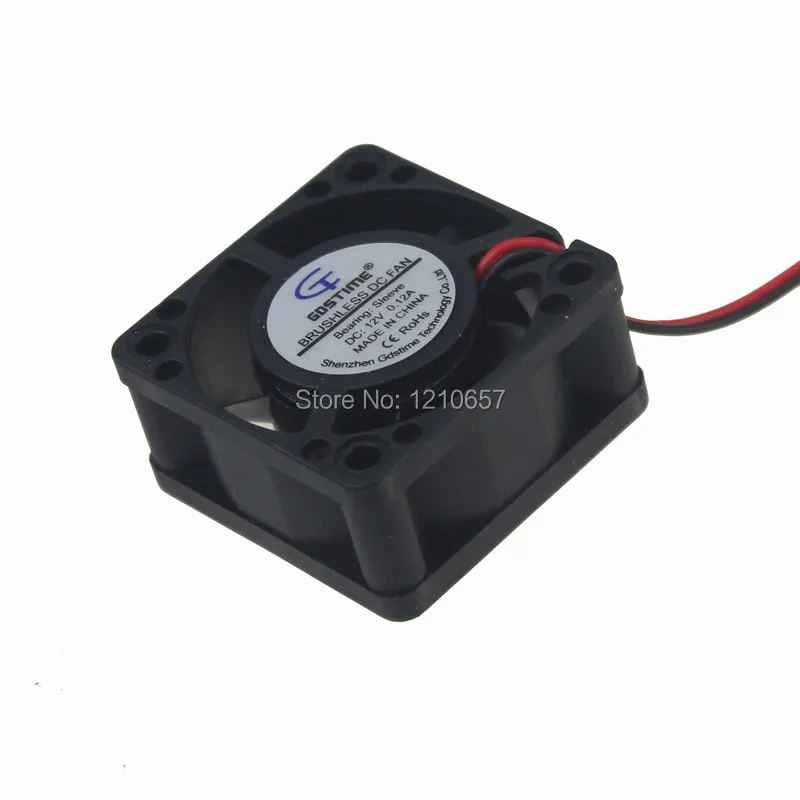 

100 Pieces LOT Gdstime 40mm 40x40x20mm 4020s DC 12V 2P  Brushless Computer Cooler Fan