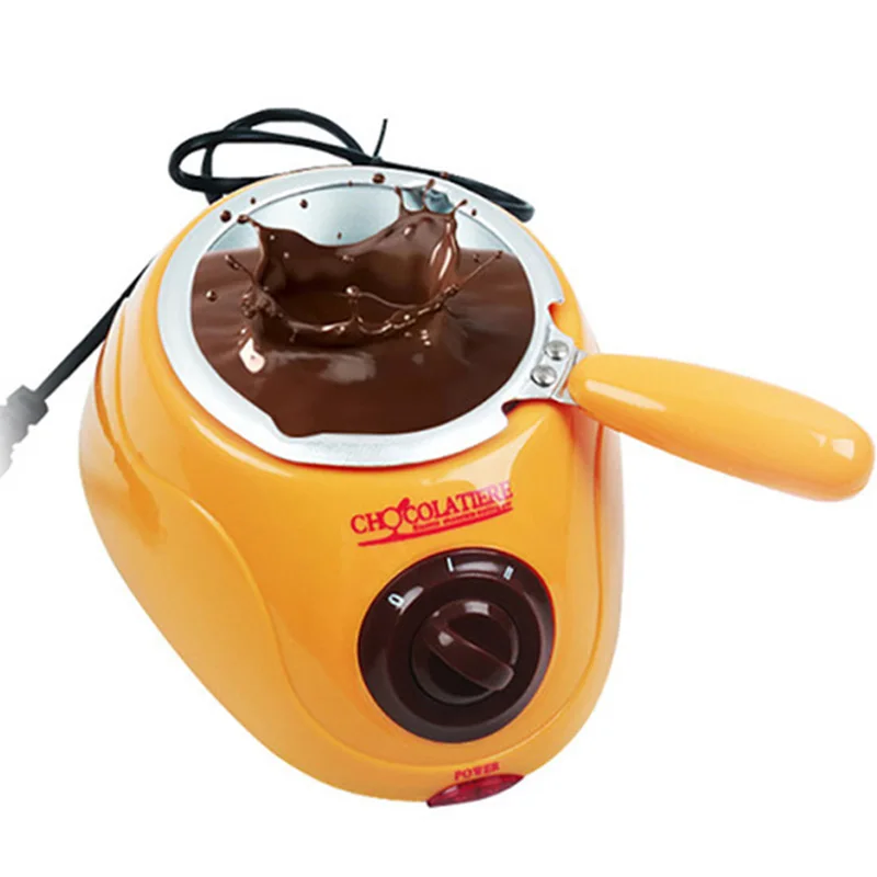

Electric Chocolate Candy Melting Pot Electric Melter Machine Diy Kitchen Tool-Yellow Us Plug Pink