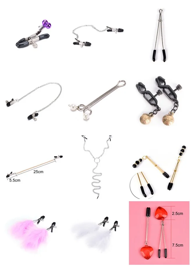 Woman Sexy Nipple Clamps Exotic Accessories Breast Clip Female Breast Nipple Clamps