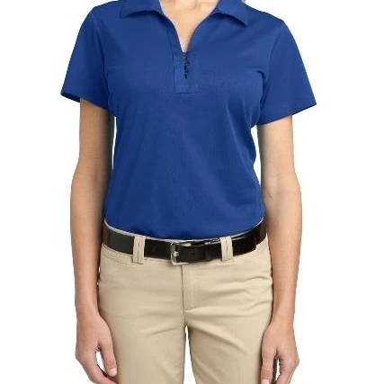 Port Authority L527 Ladies Tech Pique Polo T-Shirt Bright Royal - 4XL (1)