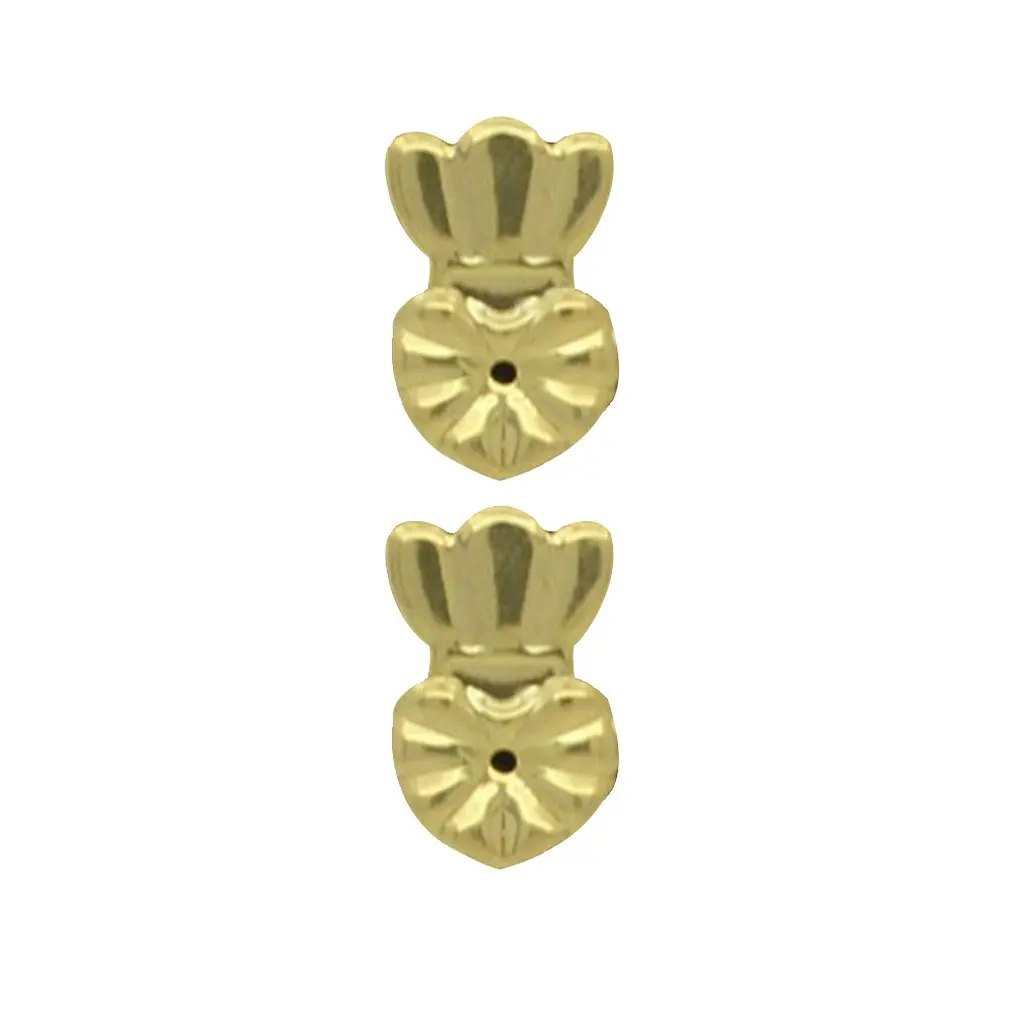 

For Magic Bax New Crown Heart Stud Earrings Europe And The United States New Tv Studs Buckle Lifter