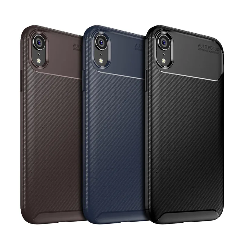 

For iPhone 6 6s 7 8 Plus X XS Max Case Carbon Fiber Silicone Phone Case For iPhone 7 8 Vintage Protector For iPhone Cover Case