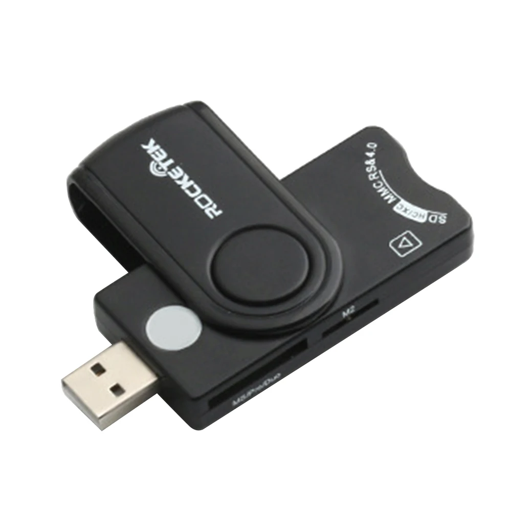 Топ Универсальный многофункциональный MS M2 сим SD TF USB 2,0 Smart Card Reader адаптер