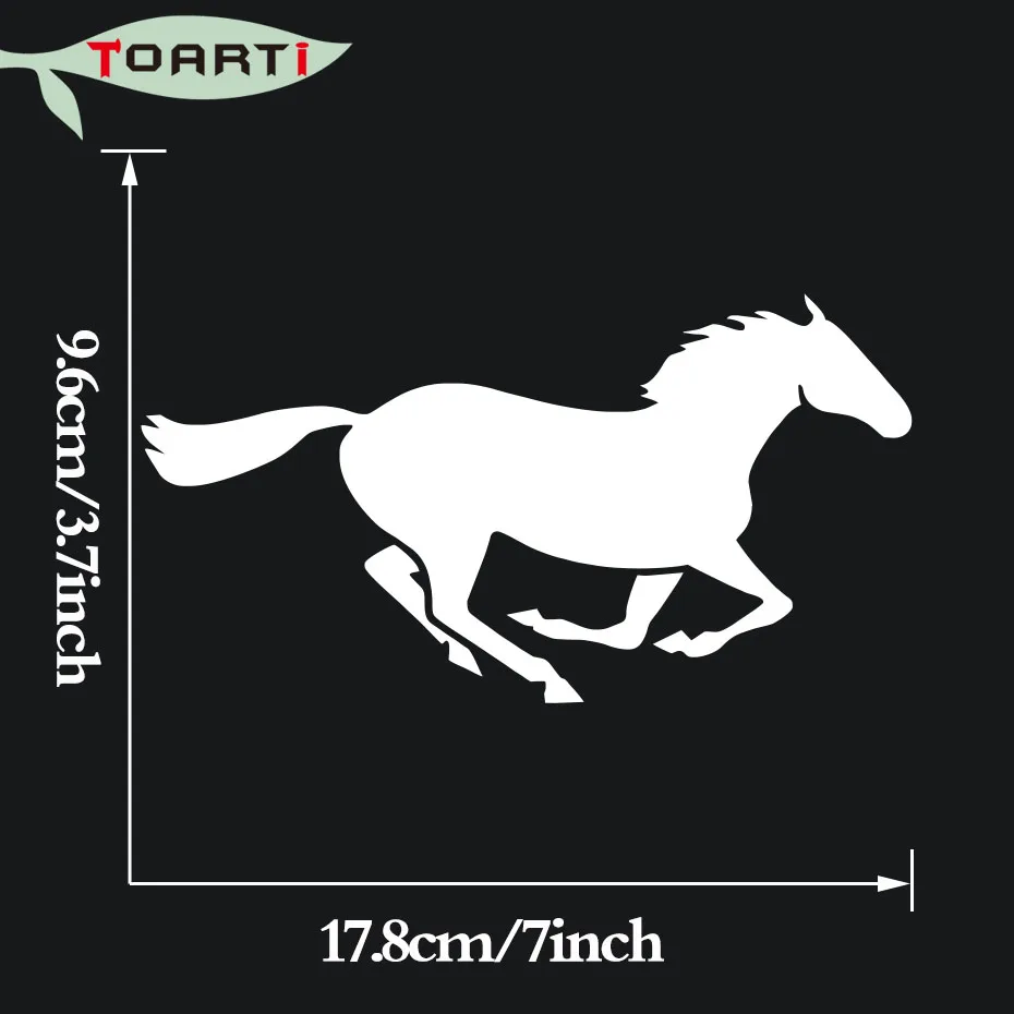 17 8 9 6cm Running Horse Vinyl Decals Car Sticker Silhouette 17 8 9 6cm Running Horse Vinyl Decals Car Sticker Silhouette Styling Decal Decorative Computer Stickers