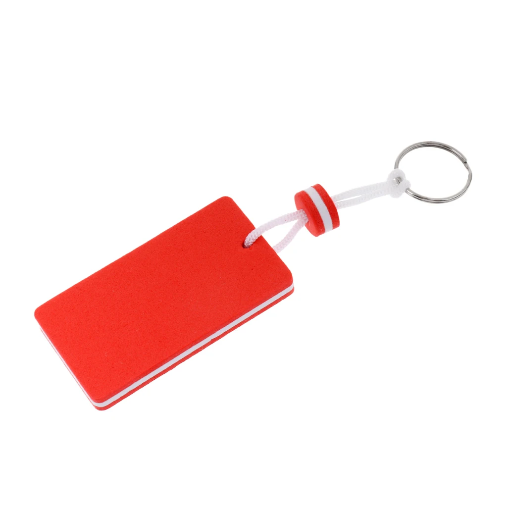 4pcs Marine Outboard Floating Keyring Sailing Kayak Fishing-Rectangle Shape