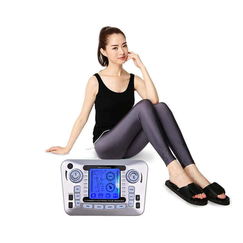 Electronic Pulse Massager Tens Ems Machine massager electrical nerve muscle stimulator Acupuncture Fat Burner Pain Relief hwato sdz ii therapeutic massage nerve and muscle stimulator massager electronic pulse needle set