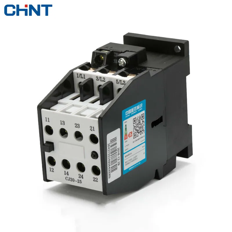 

CHINT Communication Contactor CJ20-25A 380v 220v 110v 36v Household Two Normally Open Two Often Close