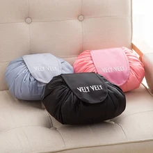 Women Portability Travel Pouch Cosmetic font b Bag b font Capacity font b Drawstring b font