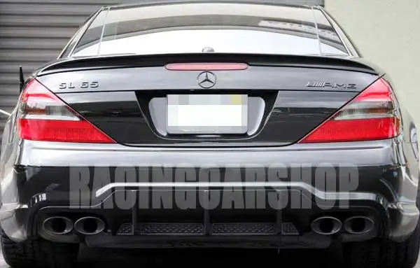 Реальные углеродного волокна AMG Тип багажник спойлер, пригодный для BENZ R230 SL350 SL500 SL550 SL600 SL55 SL63 SL65 2003-2011 M002