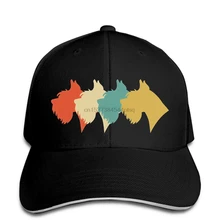 Винтажная Ретро Художественная бейсболка Шнауцер подарок