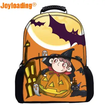 

Joyloading Max Stylish Cartoon Halloween Festival Pumpkin Scarecrow Children Backpack Schoolbag Pupils Shoulders Bag