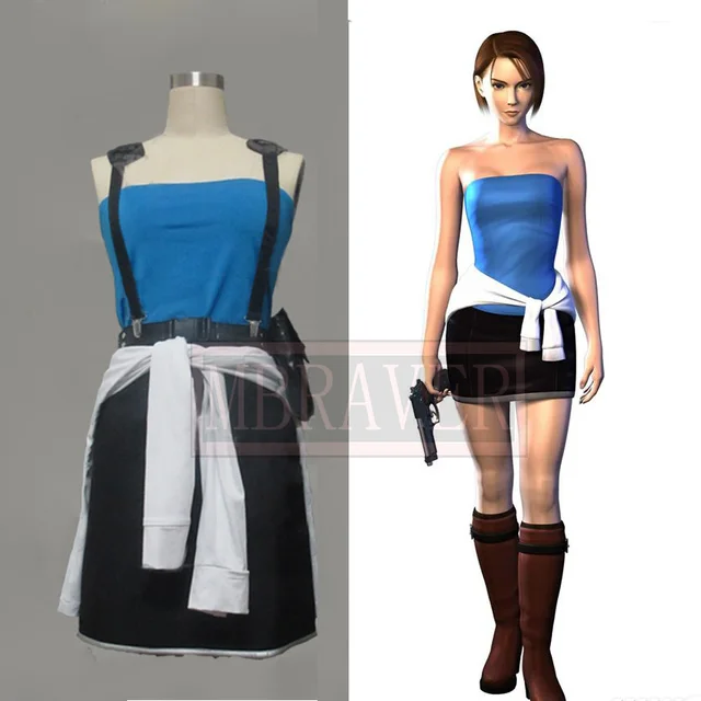 Biohazard 3 Resident Evil 3 Heroine Jill Valentine Cosplay Costume