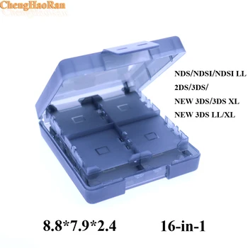 

ChengHaoRan 1pcs 16 in 1 Material Storage Box for Nintend New 3DS 3DSLL Memory Card Box 2DS Game Card Case for New 3DS XL Case