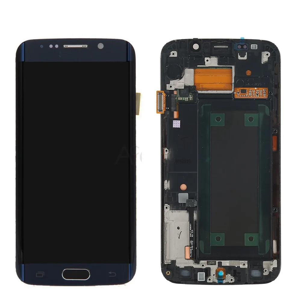 5,1 ''Супер AMOLED дисплей для SAMSUNG Galaxy s6 edge lcd G925 G925I G925F сенсорный экран дигитайзер с рамкой+ Инструменты