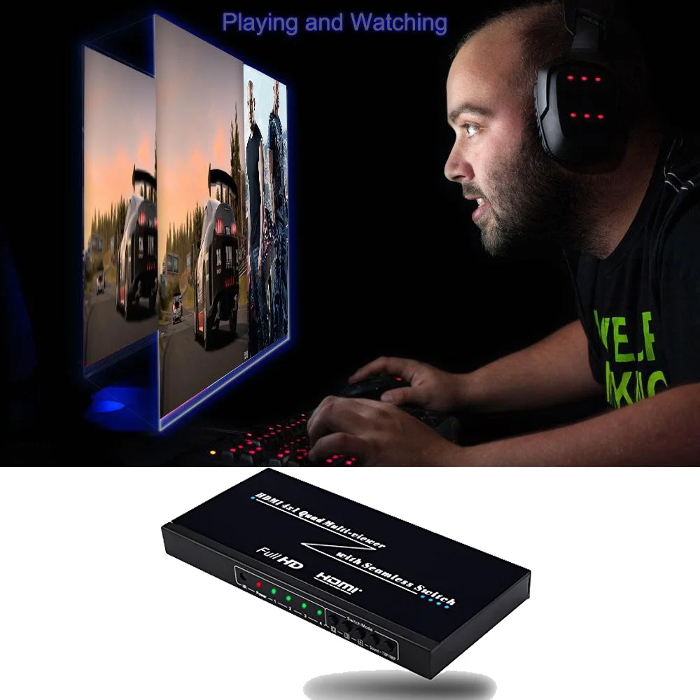 4x1 HDMI multiview switch-10