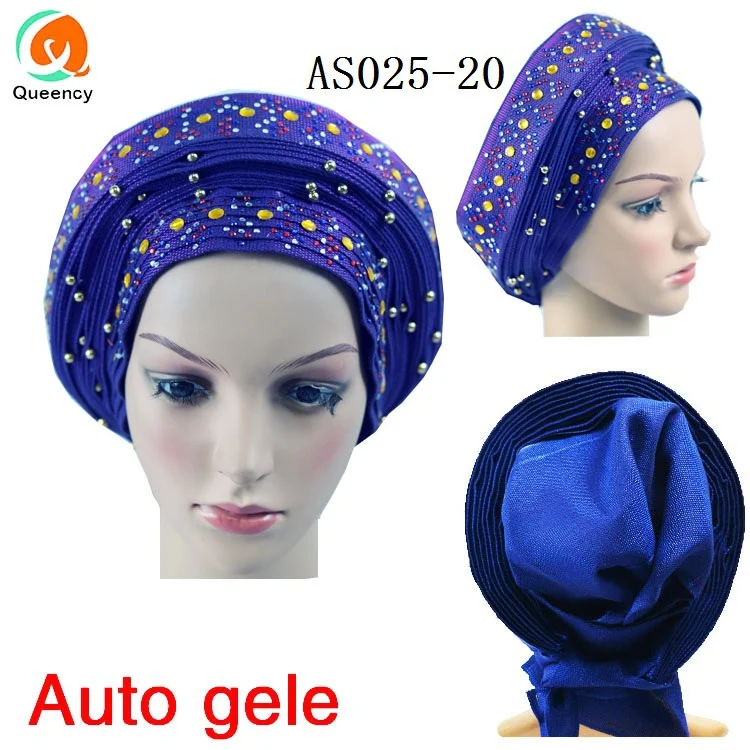 Африканский уже сделанный Aso oke головной убор авто желе для свадьбы и вечеринки