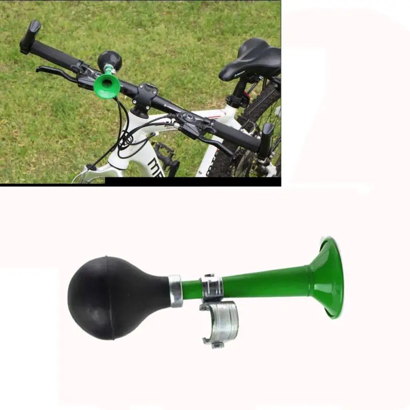 Cycling Bicycle Bike Handlebar Retro Metal Air Horn Hooter Bell Bugle Rubber Squeeze Bugle Road