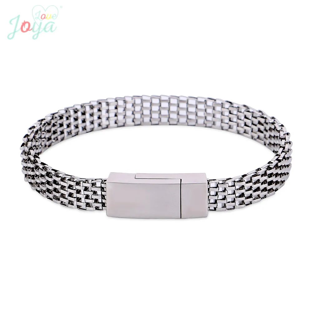 Joya Love Easy-hook Silver Bracelet For Men Stainless Steel Fashion Simple Jewelry Wholesale Gift Bracelets &amp Bangles | Украшения и